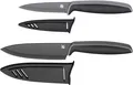 WMF Touch Messerset 2-teilig Küchenmesser Schutzhülle Schneiden Schwarz 20cm