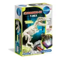 Clementoni Galileo Ausgrabungs-Set T-Rex Dinosaurier fluoreszierend Skelett