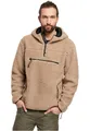 Brandit Teddyfleece Worker Pullover, Farbe: Camel, Größe: XL