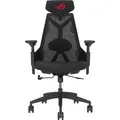 ASUS ROG Destrier Ergo Core Gaming Stuhl ergonomischer Gaming Stuhl, 360 Grad Armstützen, Nylonrahmen, Mesh, verstellbare Lendenwirbelstütze und Kopfs