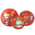 3 Keksdosen mit Weihnachtsmotiv für Kinder in verschiedenen Größen aus Metall