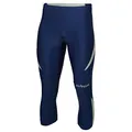 Airtracks FUNKTIONS Laufhose 3/4 LANG PRO/Running Hose – Tight/Kompression - Navy-grau S
