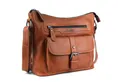 Benthill Handtasche Damen Echt Leder Umhängetasche Vintage Bag Shopper Schultertasche, Schultergurt / Umhängegurt Reißverschlussfach