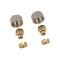 tecuro MS Klemmverschraubung für Ø 18 x 2,0 mm Kunststoff- und Alu- Verbundrohr - 2er-Set