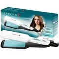 REMINGTON Haarglätter Shine Therapy Wide Plate S8550 Keramikbeschichtung Arganöl