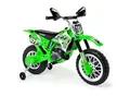INJUSA Avigo Scrambler Elektromotorrad Cross CR für Kinder ab 36 Monaten – 6V Elektro-Motorrad mit Gashebel am Lenker & Stützrädern - 5 km/h