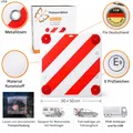Warnschild Fahrradträger Warntafel Rot Weiß Parkwarntafel 50x50cm E Prüfzeichen