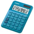 CASIO Taschenrechner MS-20UC-BU Einfacher Taschenrechner Batterie/Solar