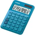 Casio Taschenrechner MS 20UC BU,mit Zeitberechnung, 12-stelliges LC-Display, Solar- und Batteriebetrieb