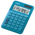 Casio MS-20UC-BU Einfacher Taschenrechner Batterie/Solar 12-stelliges Display