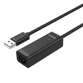 Unitek USB zu Ethernet Adapter │ USB auf RJ45 LAN Ethernet 10/100Mbps Konverter│ USB 2.0 480Mbps │ Schwarz, Kabel 12 cm │ Neztwerkadapter kompatibel mit Win, MacOS, Linux │Keine Treiber erforderlich