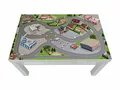 Stadt/City/Auto/Straße Möbelfolie/Aufkleber - LCK05 - passgenau für den Lack Couchtisch (90 x 55 cm) von IKEA - In wenigen Minuten zum einzigartigen Spieltisch für Kinder! (Möbel Nicht inklusive)