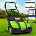 BRAST Vertikutierer Elektro Rasenlüfter | 1500-2000 Watt | 32-40cm Arbeitsbreite | 3 Modelle | großer Fangkorb Transportgriff & Klappbar | für k...