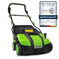 BRAST Vertikutierer Elektro Rasenlüfter | 1500-2000 Watt | 32-40cm Arbeitsbreite | 3 Modelle | großer Fangkorb Transportgriff & Klappbar | für kleine bis sehr große Rasenflächen | BRE-RV-4000