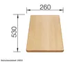 Blanco 218 313 Holzschneidebrett Buche