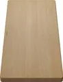 BLANCO Schneidbrett aus massiver Buche | 530 x 260 mm | Für Spülen und Becken mit klassischem Einbau von oben. An den Außenkanten der Spüle geführtes Schneidbrett flexibles Arbeiten | [53x26x2,8 cm]