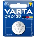 kQ Varta Knopfzelle Lithium CR2430 3V Batterien 1er Blister