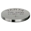 2 Stück  VARTA CR2430 CR 2430 DL2430 Lithium Knopfzelle 3V Lithium im Blister/25