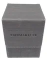 Docsmagic.de Premium Magnetic Flip Box (80) Silver + Deck Divider - MTG PKM YGO