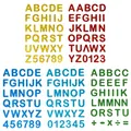160x Buchstaben Sticker Alphabet ABC Aufkleber Bunt für Schuleinführung Basteln