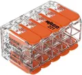 Wago 221-420 Compact-Verbindungsklemmen, 10 Klemmstellen, transparent 15-er Set