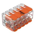 Schnellkupplung mit Hebel 10x 0,2-4mm2 transparent 221-420