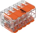 WAGO 221-420 Verbindungsklemme max.4mm² transparent 15 Stück