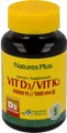Natures Plus Vitamin D3 (25 mcg)+Vitamin K2(100mcg)-2x90 Kaps. (62,56 EUR/100 g)