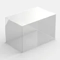 Hansen Vitrine Acryl / Schaukasten / Objektvitrine / Showcase rechteckig, 300x480x300 mm, mit transparentem Boden