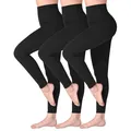 Leggings Damen High Waist  Blickdicht Leggins mit Bauchkontrolle für Sport Yo...