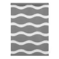 Lichtblick Duo-Rollo, Klemmfix, B x L: 80 x 220 cm, Welle, grau