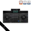 Denon SC LIVE 4-Deck Standalone DJ Mixer Controller WLAN USB Japan Schwarz 6,...
