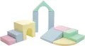 IGLUSoftplay IGLU SET 21 Creativity, Weiß, Schaumstoff-Bausteine Spielbauklötze, (Set), Modernes Design und hochwertige Verarbeitung