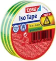 tesa 56192-00014-22 Isolierband Grün, Gelb (L x B) 10 m x 15 mm 1 St.