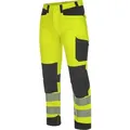 Würth MODYF Arbeitshose Fluo EN 20471 für Profis Strapazierfähige Hi-Vis Arbeitshose für Herren gelb 48