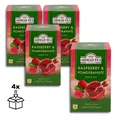 Ahmad Tea Grüner Tee mit Himbeer- und Granatapfelgeschmack 20 Teebeutel, 4 x 40g
