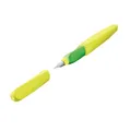 Pelikan Füller Twist P457 Feder M Neon Gelb Rechts-/Linkshänder 1 Tintenpatrone