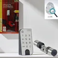 Burg Wächter SECUENTRY EASY 7602 elektronisches Türschloss mit Fingerabdruck Neu
