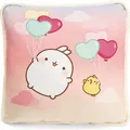 NICI Kissen MOLANG quadratisch 30x30cm bunt - Flauschiges Kuscheltierkissen für Jungen, Mädchen, Babys und Kuscheltierliebhaber, ideal für Zuhau...
