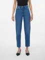Mom-Jeans "VMTESSA HR MOM JEANS RA380 GA", Gr. 30 - Länge 30, Medium Blue Denim Länge 30