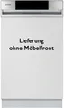GORENJE teilintegrierbarer Geschirrspüler "GI520E15X" silber (silberfarben)