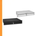 19"-Schublade für Kleingeräte, Dokumente, Werkzeuge - 2 oder 3HE - abschließbar 