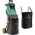 Gardebruk Häcksler 106536, 2400 Watt, Messerhäcksler, Schnittstärke bis 45 mm