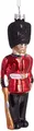BRUBAKER Soldat England Grenadier Guards - Handbemalte Weihnachtskugel aus Glas - Mundgeblasener Christbaumschmuck Figuren lustig Deko Anhänger Baumkugel - 14 cm