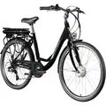 Schiano E-Moon E Bike City 26 Zoll Damenfahrrad 155-165 cm Pedelec 7 Gang 468 Wh Hollandrad Pedelec - Schwarz