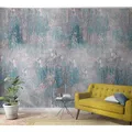 Marburg Vliestapete Illustration Industrial Blau-Rot 270 cm x 159 cm FSC