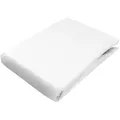 JACK Spannbettlaken JACK hochwertiges Laken Satin Uni Spannbetttuch Gummizug, Satin, Gummizug: Rundumgummizug, (1 Stück), 90-100 / 140-150 / 180-200 x 200 cm, verschiedene Farben weiß 180 cm x 200 cm