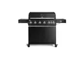 BURNHARD® Gasgrill 6-Brenner, 3,5 kW Edelstahl-Stabbrenner, Infrarot-Keramikbrenner, Heckbrenner, Seitenkochfeld, Gussrost, große Grillfläche, Piezo-Zündung – Fat FRED Deluxe