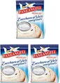 Paneangeli Zucchero Al Velo Zuckergusszucker mit Vanillegeschmack, 125 g, 3 Stück