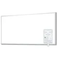 Heidenfeld Infrarotheizung HF-HP100-3 | Bis 25 m2 - Thermostat - Heizkörper - Flachheizung - Heizpaneel - Infrarot Heizung - Wandhalterung (1000 ... - Weiß